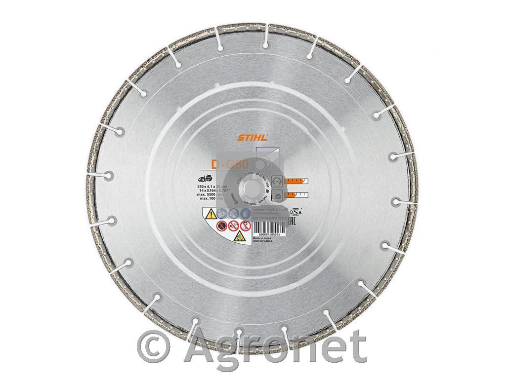 Diamantna plošča Ø 350 mm, G80, DUKTILl STIHL