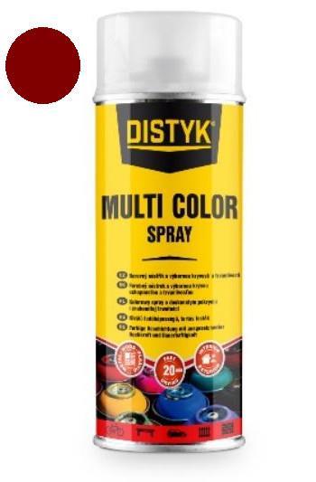 DISTYK multi color spray, rjavo rdeča 400 ml