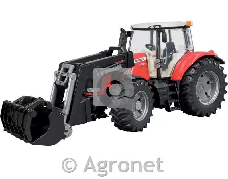 Traktor Massey Ferguson 7624 z nakladalcem