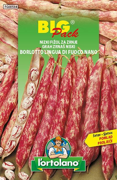 Fižol nizki za zrnje Borotto 70g