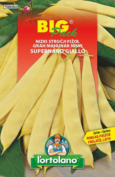 Fižol nizki Supernnano Giallo 50g