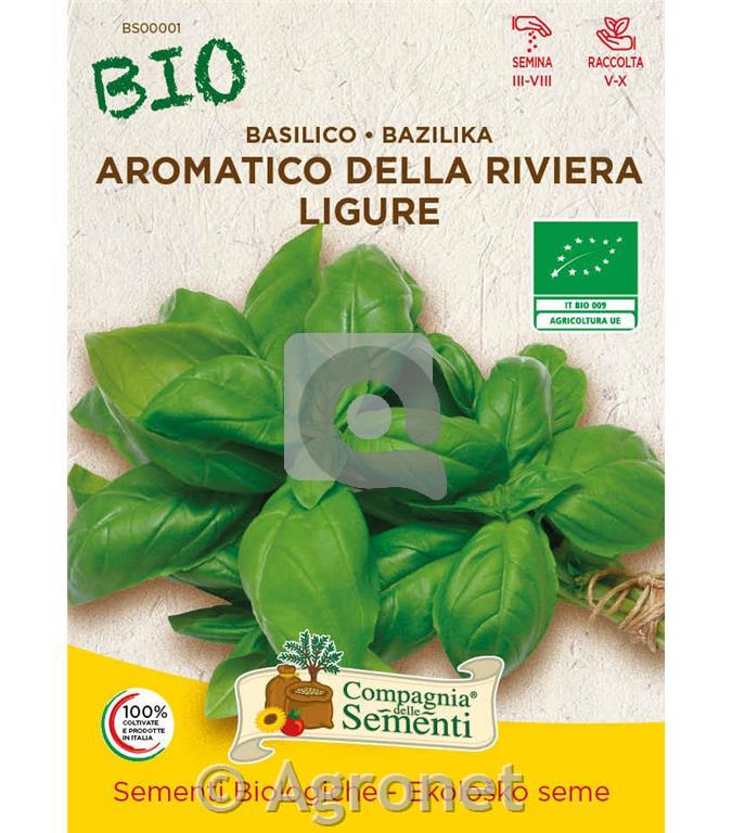 Bazilika Aromatico della riviera ligure, EKO 4g