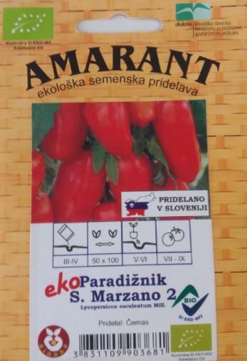 Paradižnik EKO San Marzano 1g