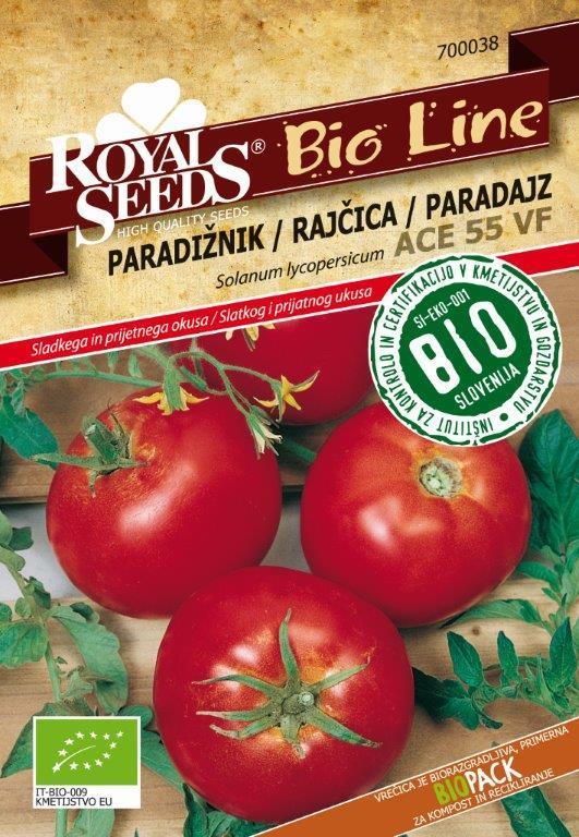 Paradižnik ACE 55 VF BIO 1g