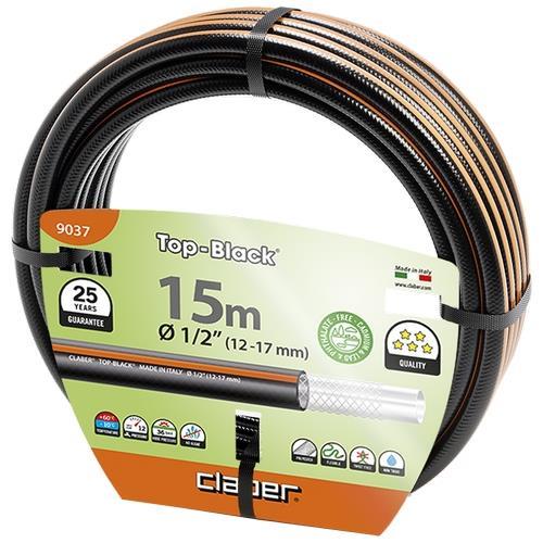 Cev za vodo TOP-BLACK 1/2"- 15m, Claber