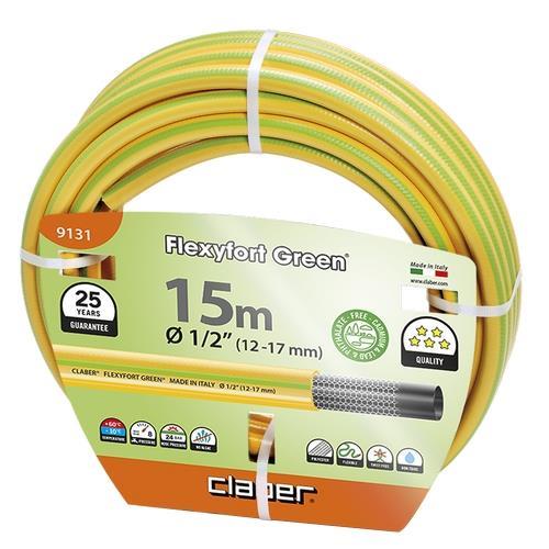 Cev za vodo FLEXYFORT GREEN 1/2" 15m, Claber