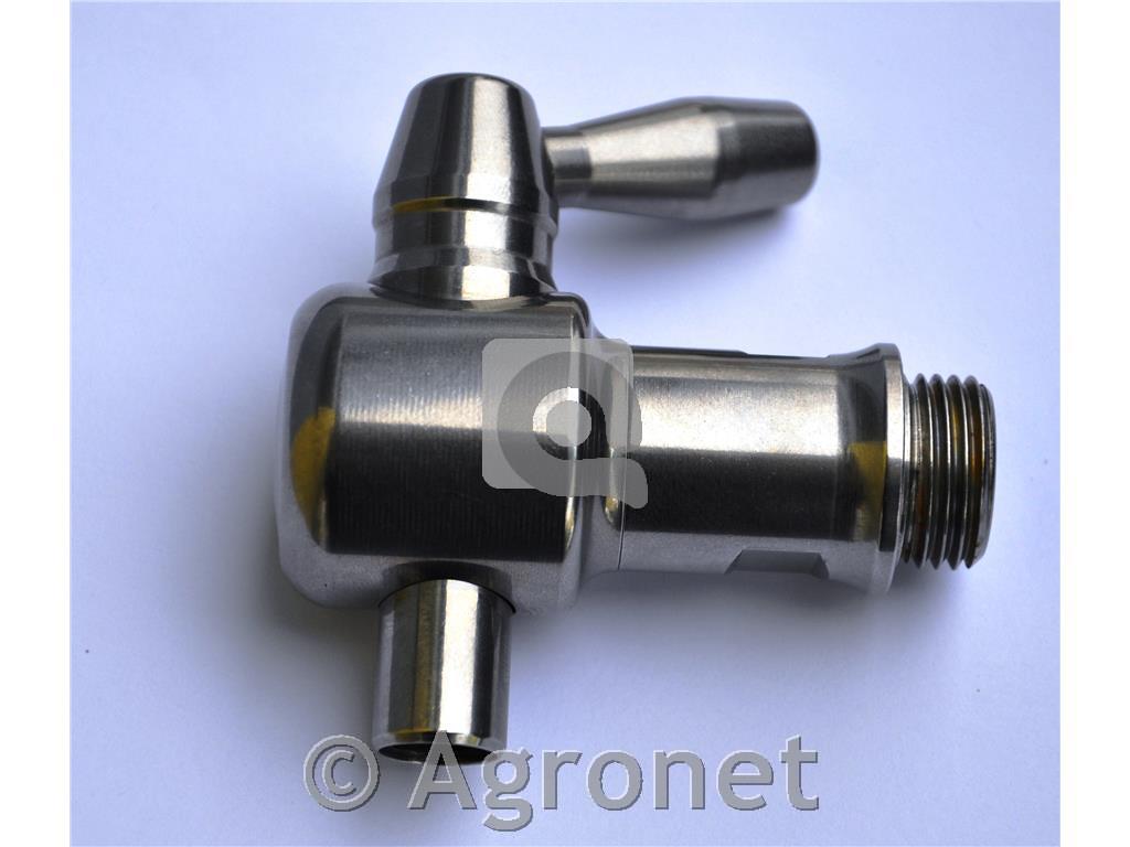 Inox kroglična pipa 1/2 L 75