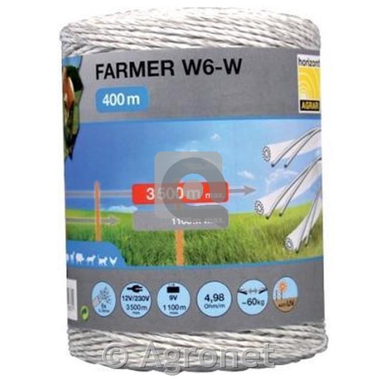 Žica JUMBO Farmer 6 inox 400 m, bela