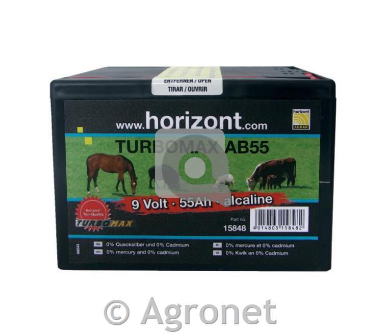 Baterija Horizont TURBOMAX AB55 9V 9V / 55Ah