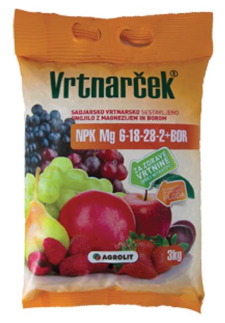 Vrtnarček 6-18-28-(2) +BOR 3 kg