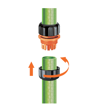 Spojka vezna za cev 3/4"–5/8" Claber