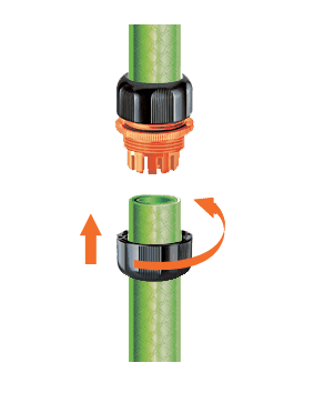 Spojka vezna za cev 1/2'' Claber