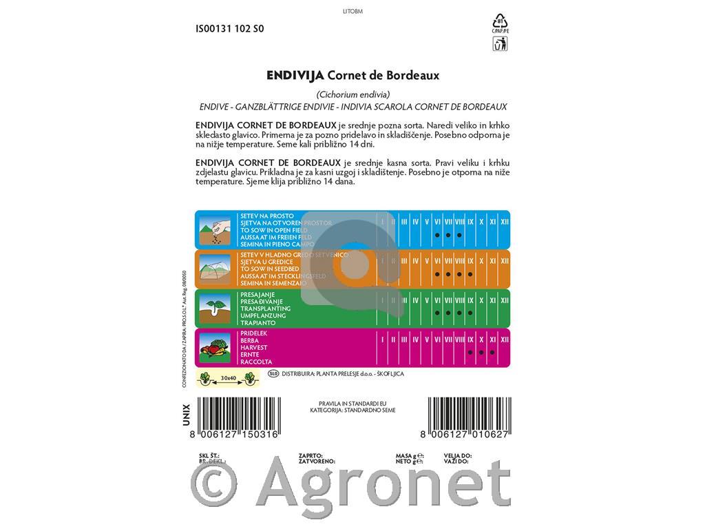Endivija Cornet de Bordeaux, 10 g