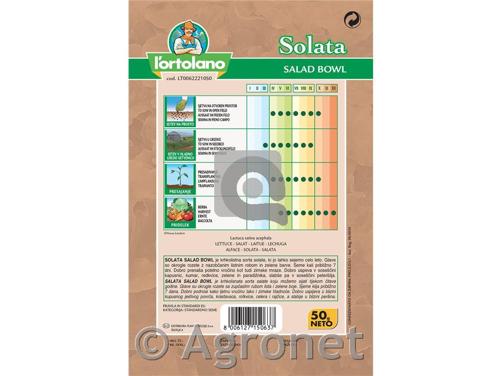 Solata Salad bowl, 50g