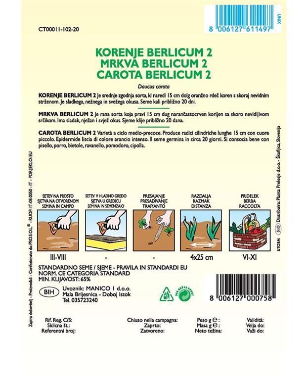 Korenje Berlikum, 7 g