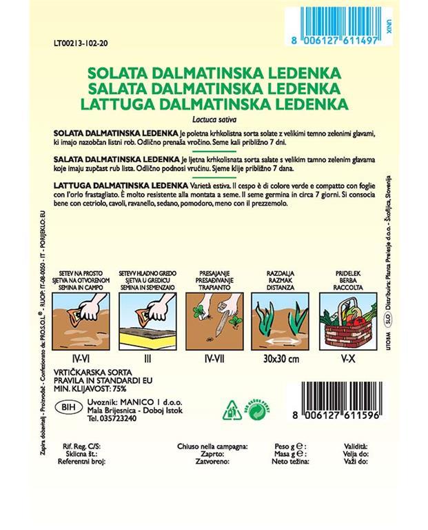 Solata Dalmatinska ledenka, 3 g