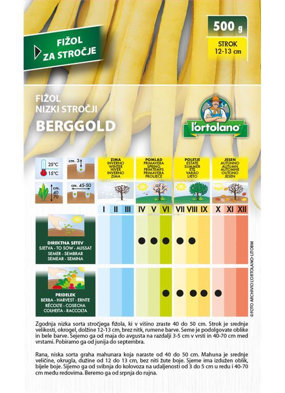 Fižol nizki stročji Berrgold 500 g