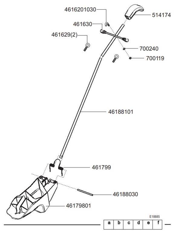 Klin za mulčenje 103 / 105 cm AL-KO