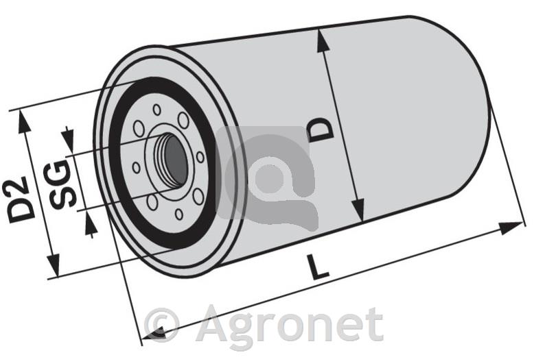 Filter olja hidravlike HF6177